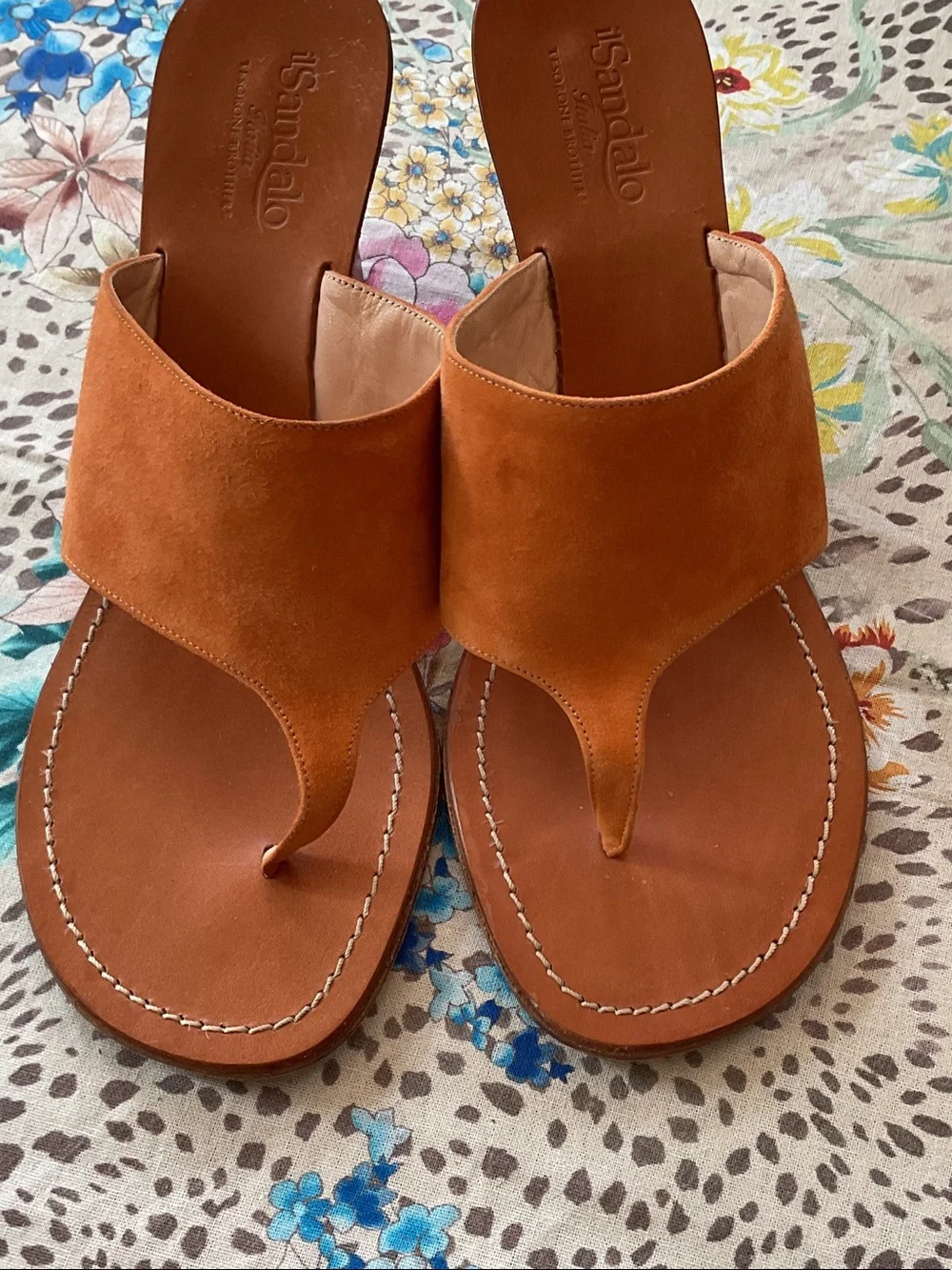 Il Sandolo suede Wedge Sandals.